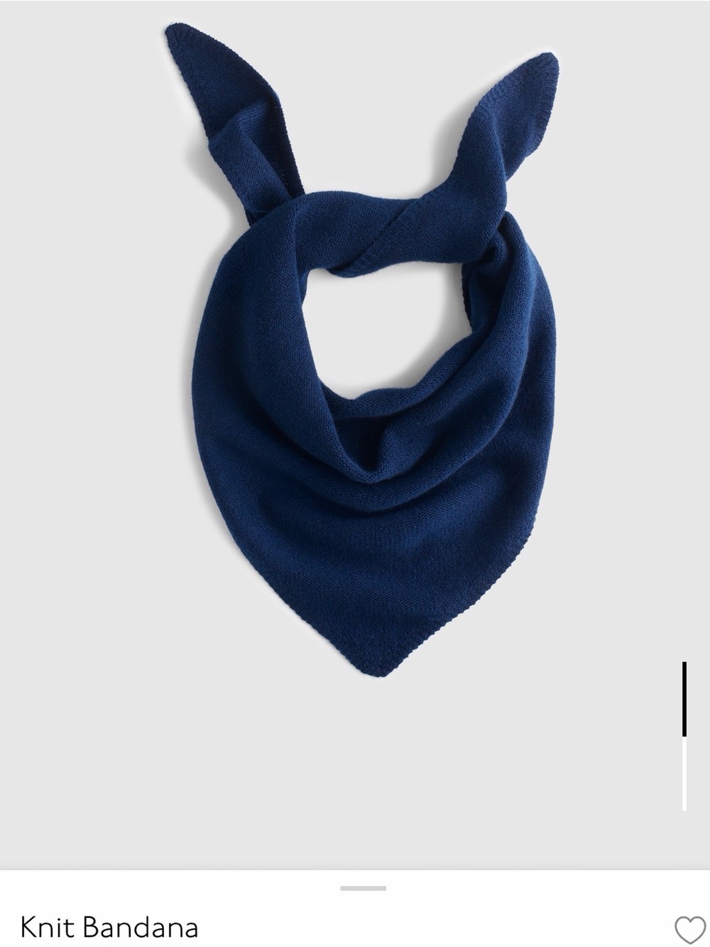 Madewell wool/cashmere triangle scarf